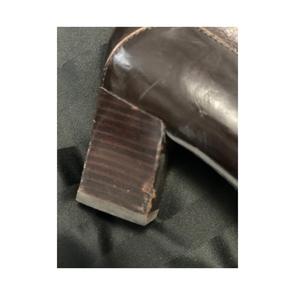 Franco Sarto Brown Leather Boots. - Picture 5 of 6